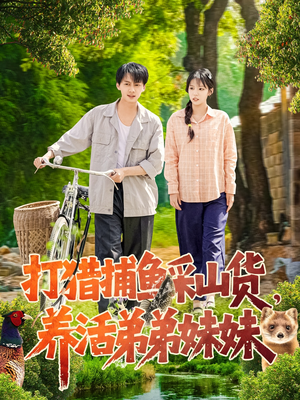 打猎捕鱼采山货，养活弟弟妹妹（108集）都市生活短剧免费在线观看