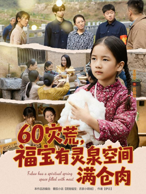 60灾荒，福宝有灵泉空间满仓肉（80集）农村短剧分享农村生活